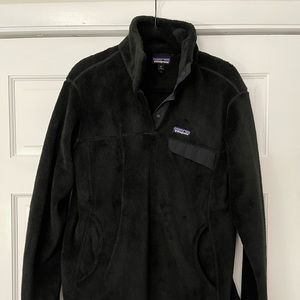 Patagonia Retool Snap Fleece Pullover Black Size XL